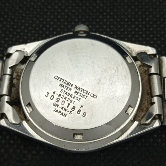 Vintage 1987 Citizen Automatic Mens Silver Watch W/daydate & Gold accents - Picture 8 of 8